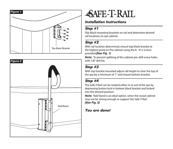 Safe-T-Rail & Rail Stand | 305 x 620 mm | Ø 50 mm