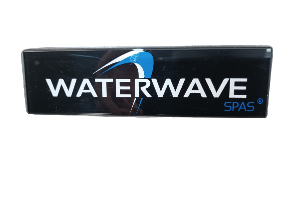 Waterwave Spas® LED Cabinet Logo | 140 x 40 mm