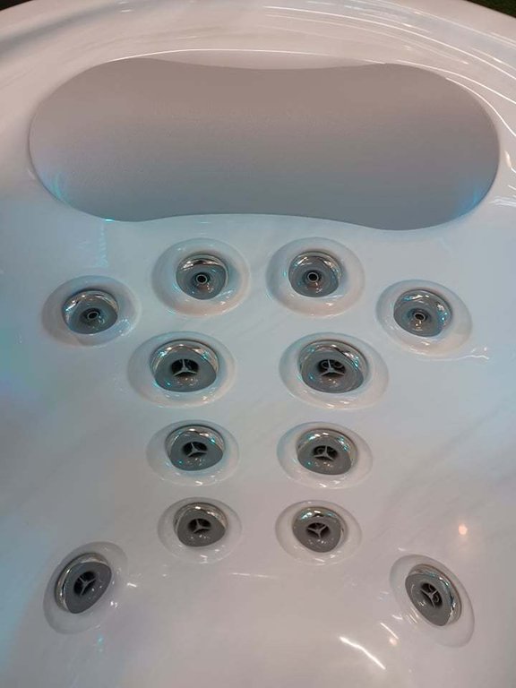 Whirlpool Kopfkissen | Hellgrau | 365 x 120 mm | Waterwave Spas®